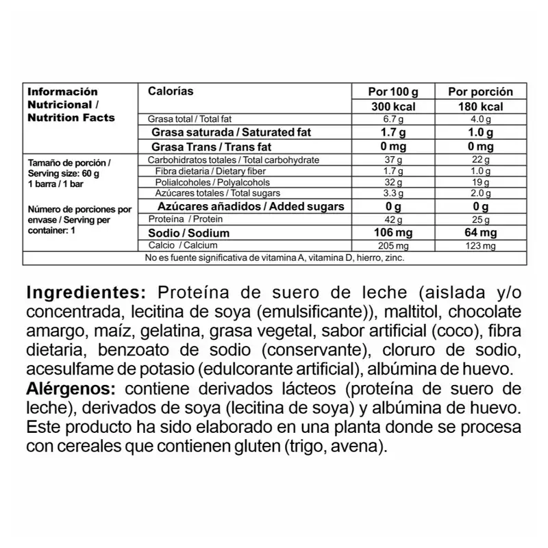 Fitbar Chocolate - Barra de proteína Caja x 12 unds