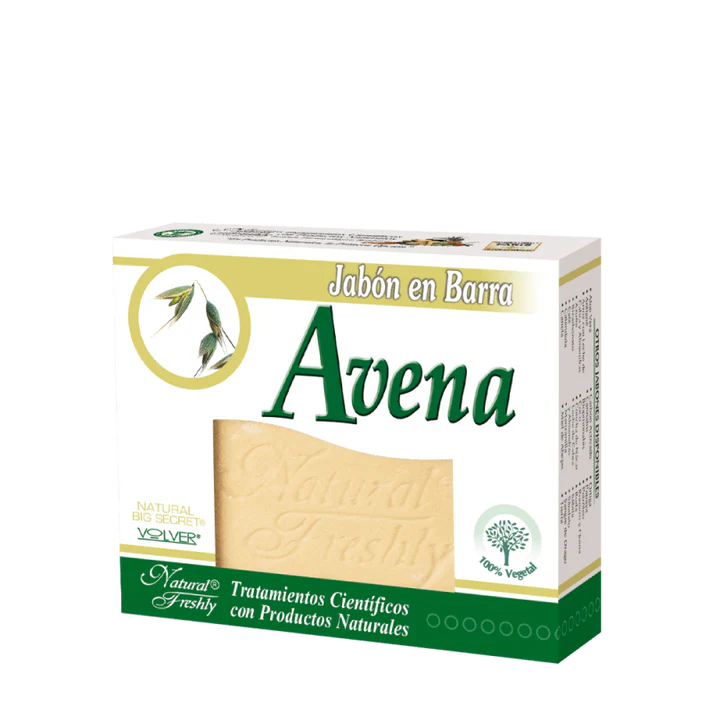 Jabón en barra de avena x 90 gr Natural Freshly