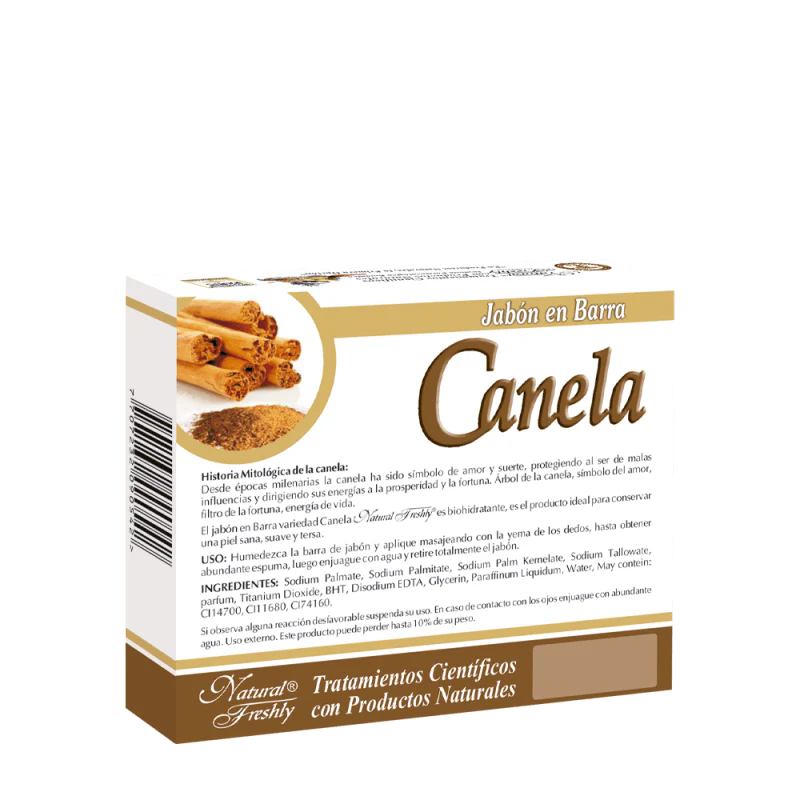 Jabón en barra de canela x 90 gr Natural Freshly