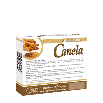 Jabón en barra de canela x 90 gr Natural Freshly