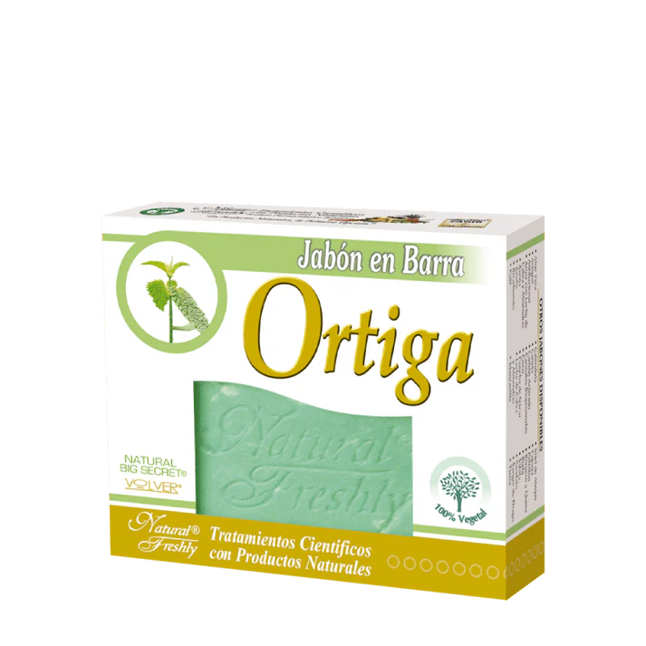 Jabón en barra de ortiga x 90 gr Natural Freshly
