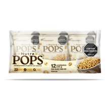 Nutra Pops Pack 12 unidades | Cereal proteico crujiente con caseína