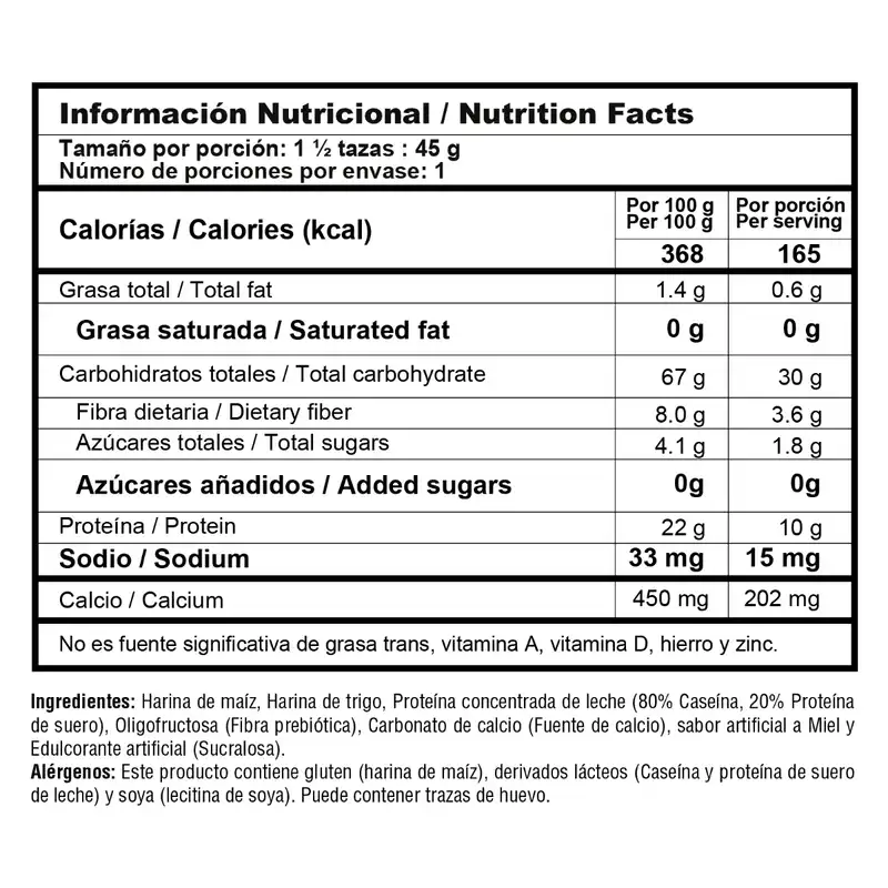 Nutra Pops Pack 12 unidades | Cereal proteico crujiente con caseína
