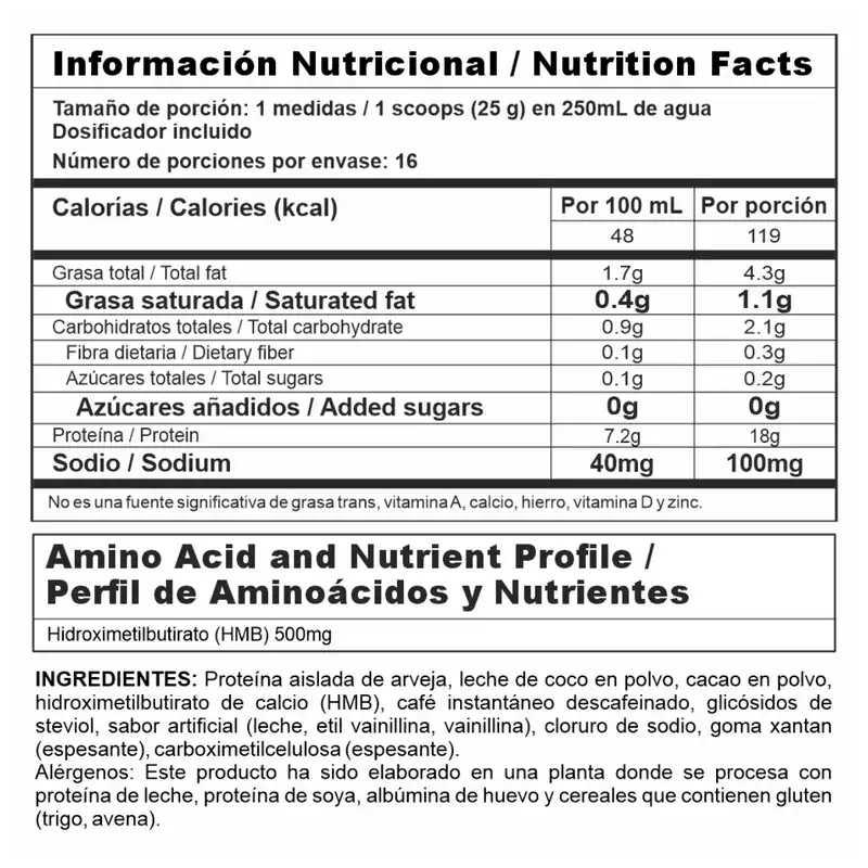 Nutra Vegan Protein Mocaccino - Proteína Vegana.