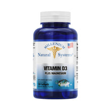 Vitamina D3 + Magnesio 100 Sofgetls Natural Systems